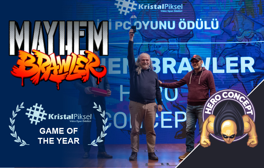 Mayhem Brawler Won GOTY at Kristal Piksel Video Game Awards 2021!